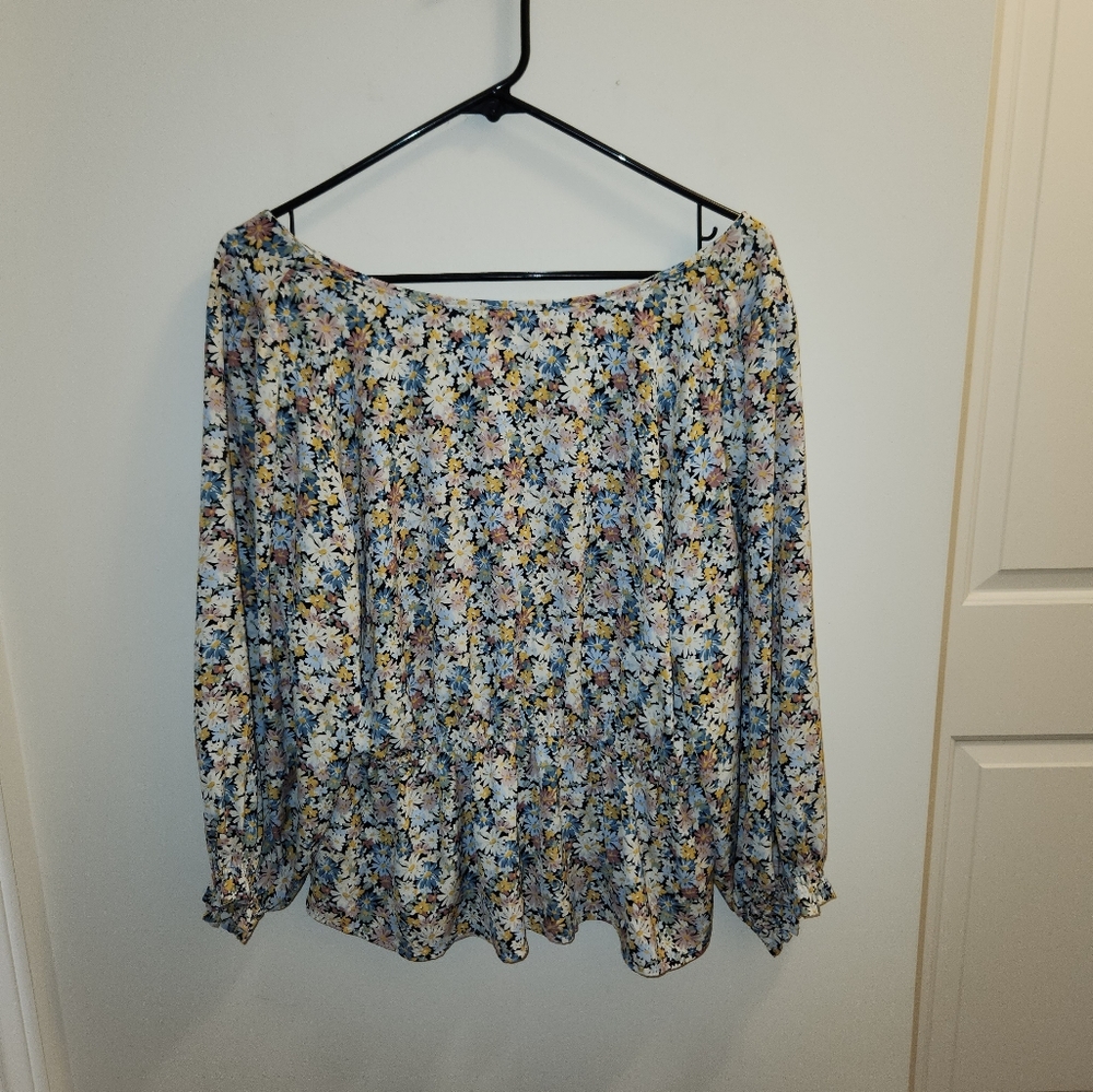 Abercrombie floral blouse